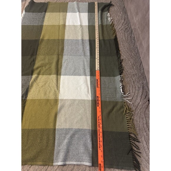 Avoca The Mill Cashmere  Wool Viscose Blend 60 X 36 Inch Throw Made In Ireland - Picture 3 of 6